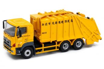 Tiny 台灣 TW30 - 日野 700 台灣垃圾車 合金模型車