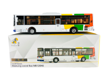 Tiny 台灣 TW78 合金車模型 - 基隆地區通勤巴士 MB120NS(602)